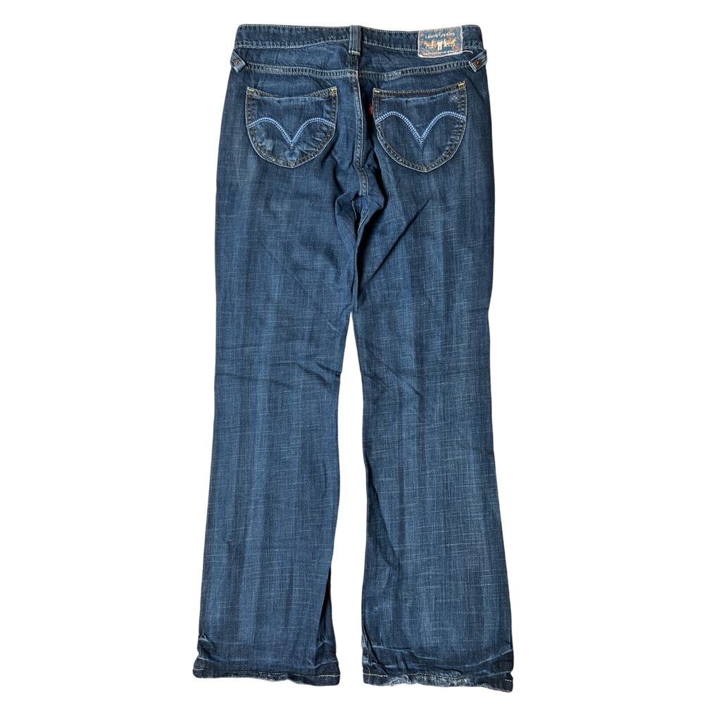 Levi’s Superlow Bootcut 518 Patchwork Jeans Size … - image 2